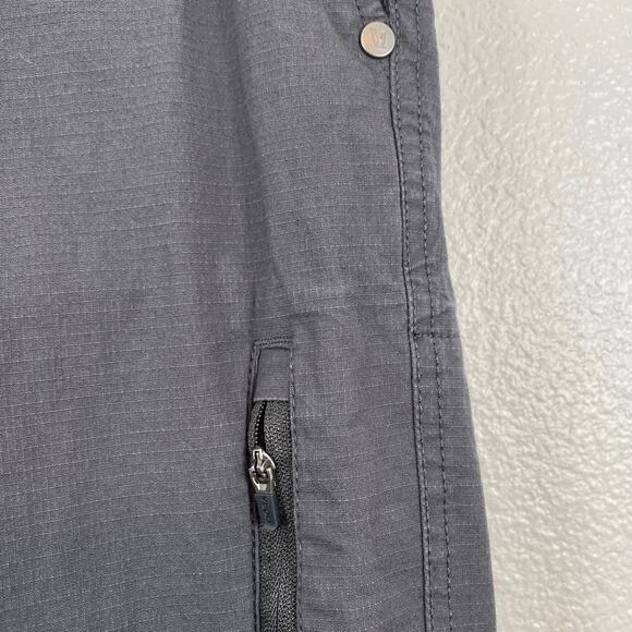 Vuori Ripstop Organic Cotton Gray Cropped Straight Outdoor Pants - Picture 7 of 10
